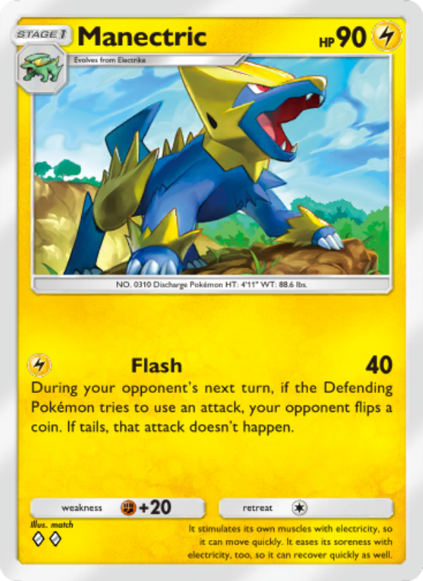 Manectric 028/96 — Triumphant Light (English Pokémon TCG card)