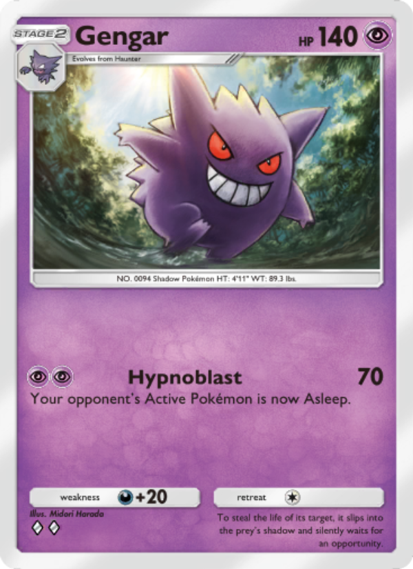 Gengar 033/96 — Triumphant Light (English Pokémon TCG card)