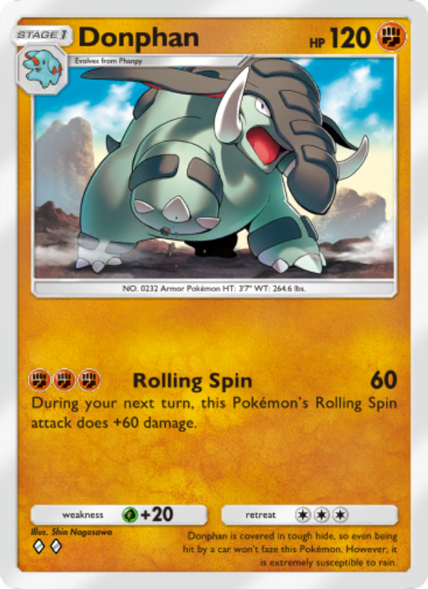 Donphan 038/96 — Triumphant Light (English Pokémon TCG card)