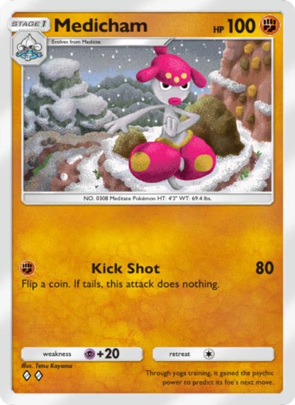Medicham 044/96 — Triumphant Light (English Pokémon TCG card)