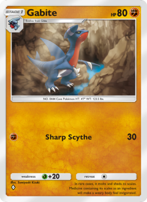 Gabite 046/96 — Triumphant Light (English Pokémon TCG card)