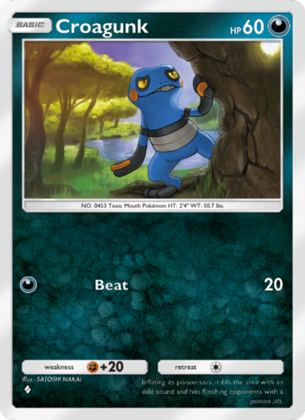 Croagunk 051/96 — Triumphant Light (English Pokémon TCG card)