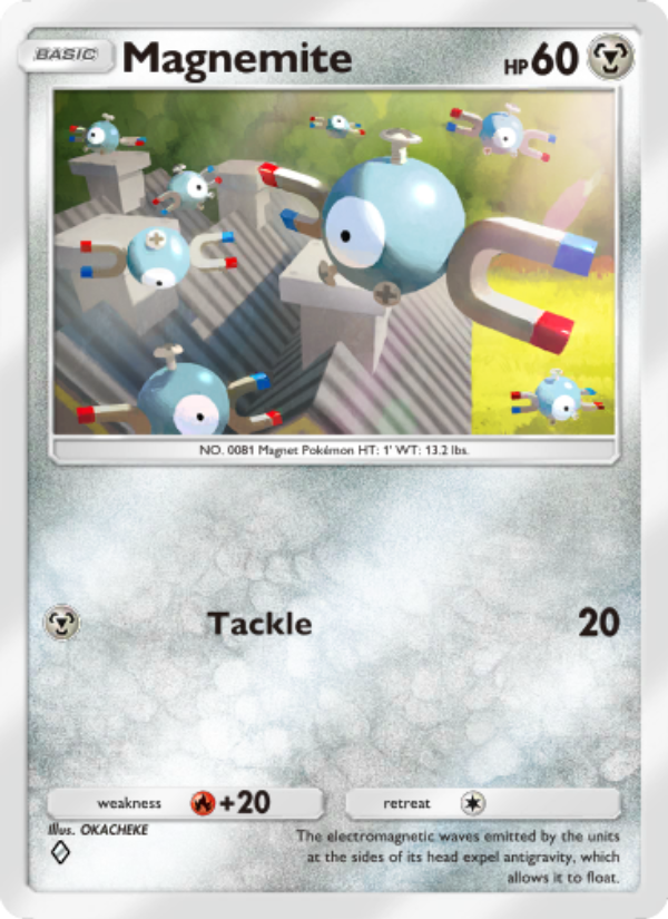 Magnemite 053/96 — Triumphant Light (English Pokémon TCG card)