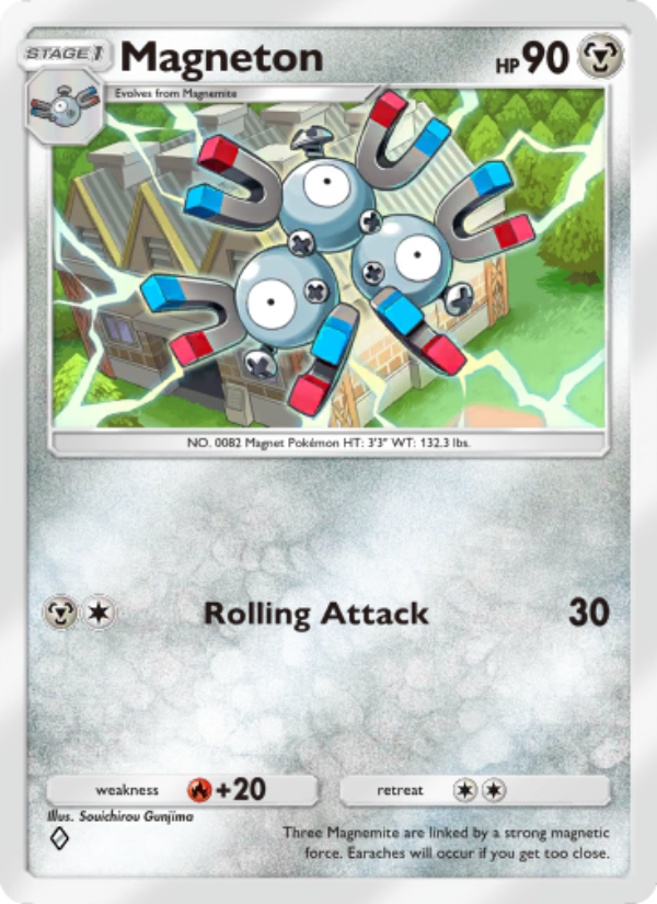 Magneton 054/96 — Triumphant Light (English Pokémon TCG card)