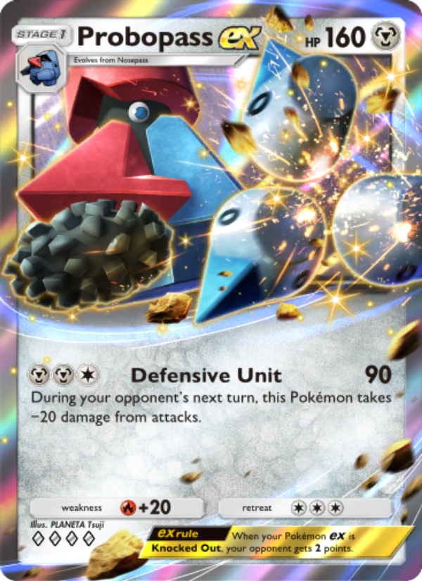Probopass ex 057/96 — Triumphant Light (English Pokémon TCG card)