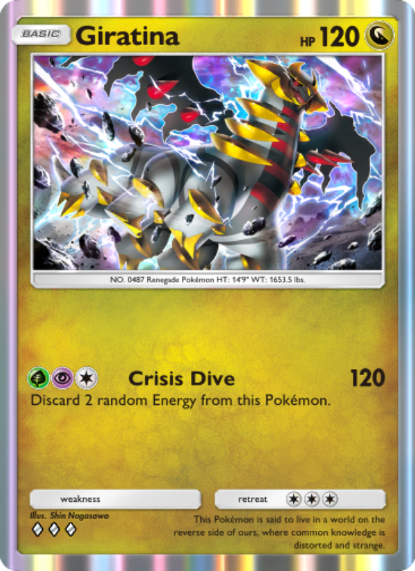 Giratina 061/96 — Triumphant Light (English Pokémon TCG card)