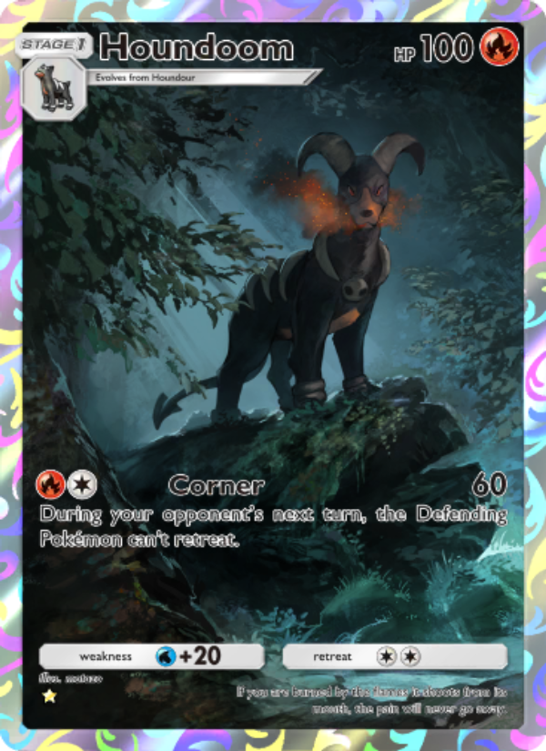 Houndoom 076/96 — Triumphant Light (English Pokémon TCG card)