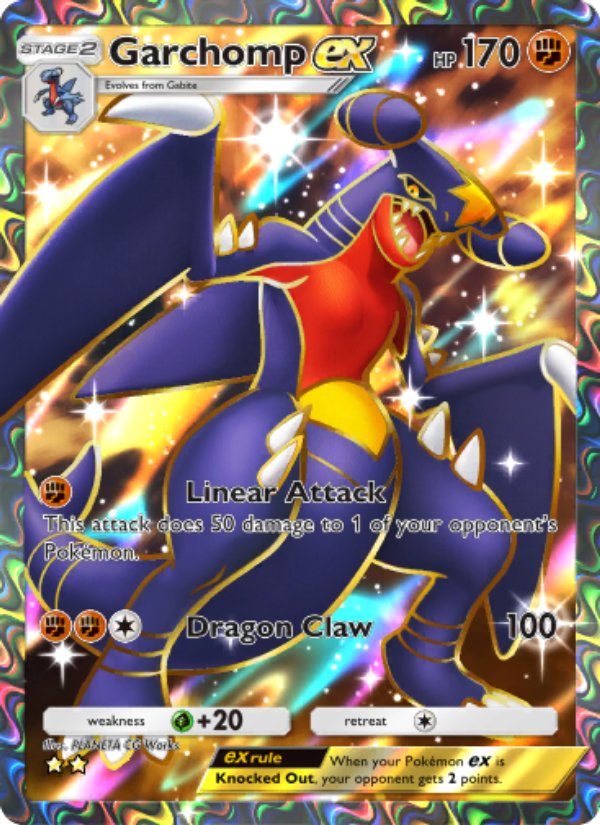 Garchomp ex 084/96 — Triumphant Light (English Pokémon TCG card)
