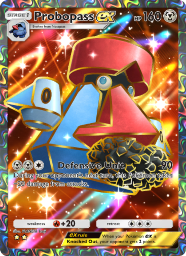 Probopass ex 085/96 — Triumphant Light (English Pokémon TCG card)