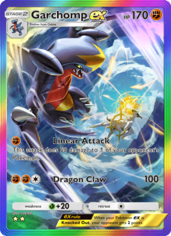Garchomp ex 093/96 — Triumphant Light (English Pokémon TCG card)