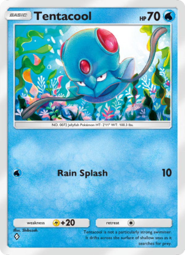 Tentacool 014/111 — Shining Revelry (English Pokémon TCG card)