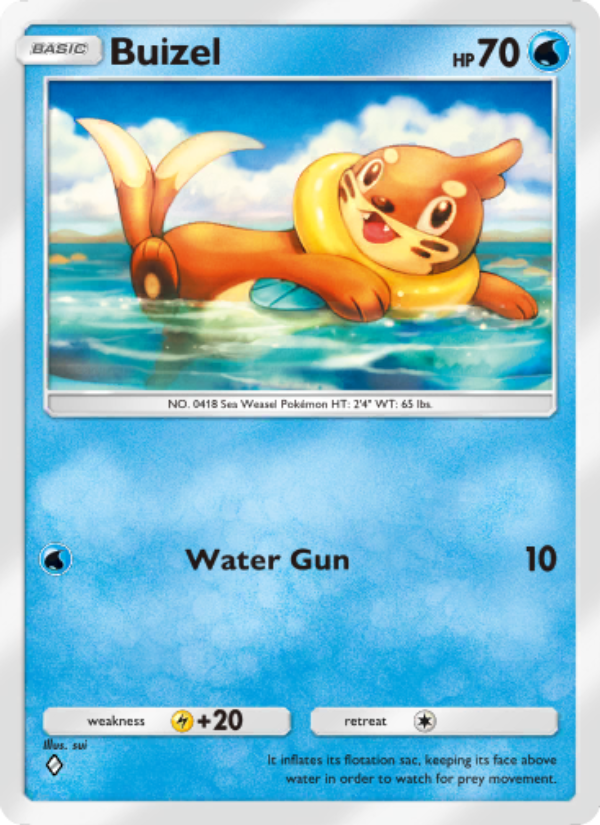 Buizel 016/111 — Shining Revelry (English Pokémon TCG card)