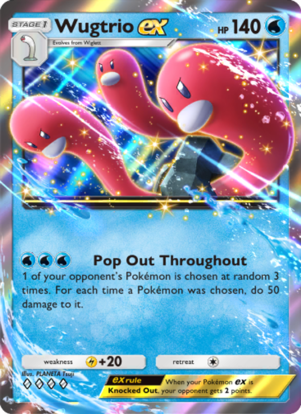 Wugtrio ex 019/111 — Shining Revelry (English Pokémon TCG card)