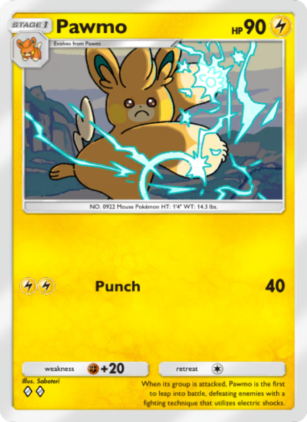 Pawmo 027/111 — Shining Revelry (English Pokémon TCG card)