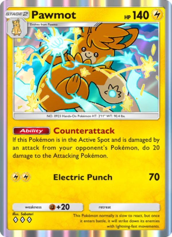 Pawmot 028/111 — Shining Revelry (English Pokémon TCG card)