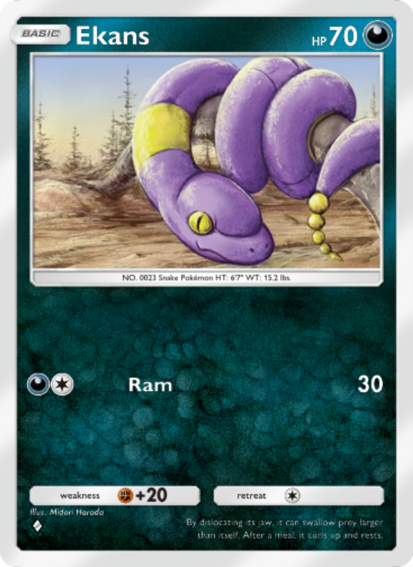 Ekans 045/111 — Shining Revelry (English Pokémon TCG card)