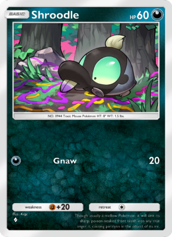 Shroodle 050/111 — Shining Revelry (English Pokémon TCG card)