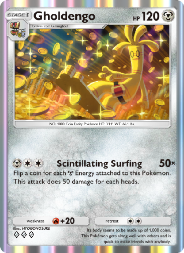 Gholdengo 057/111 — Shining Revelry (English Pokémon TCG card)