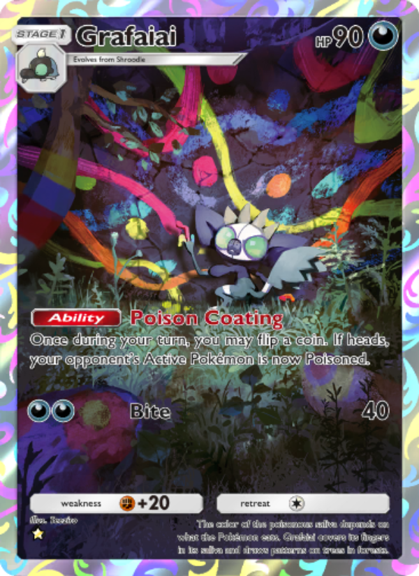 Grafaiai 076/111 — Shining Revelry (English Pokémon TCG card)