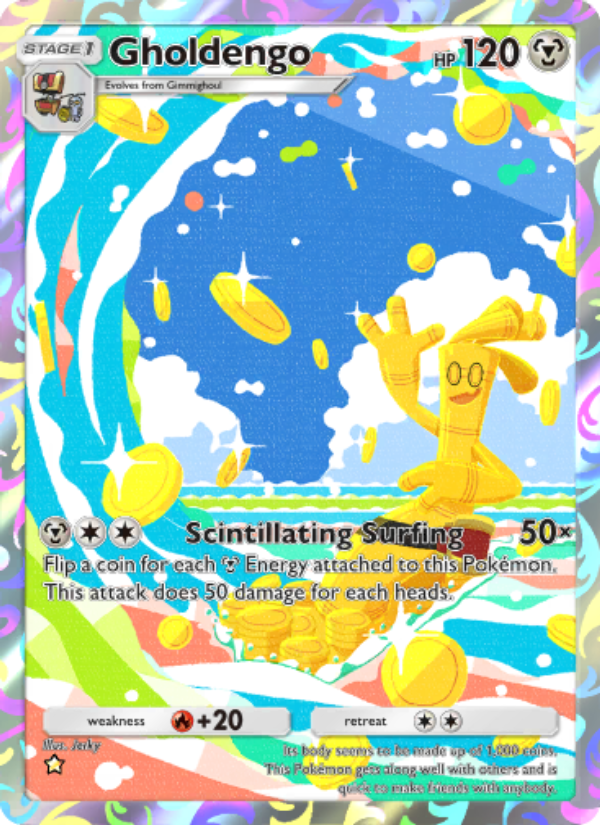 Gholdengo 077/111 — Shining Revelry (English Pokémon TCG card)