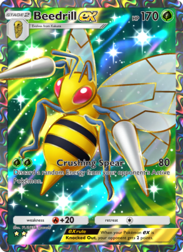 Beedrill ex 079/111 — Shining Revelry (English Pokémon TCG card)
