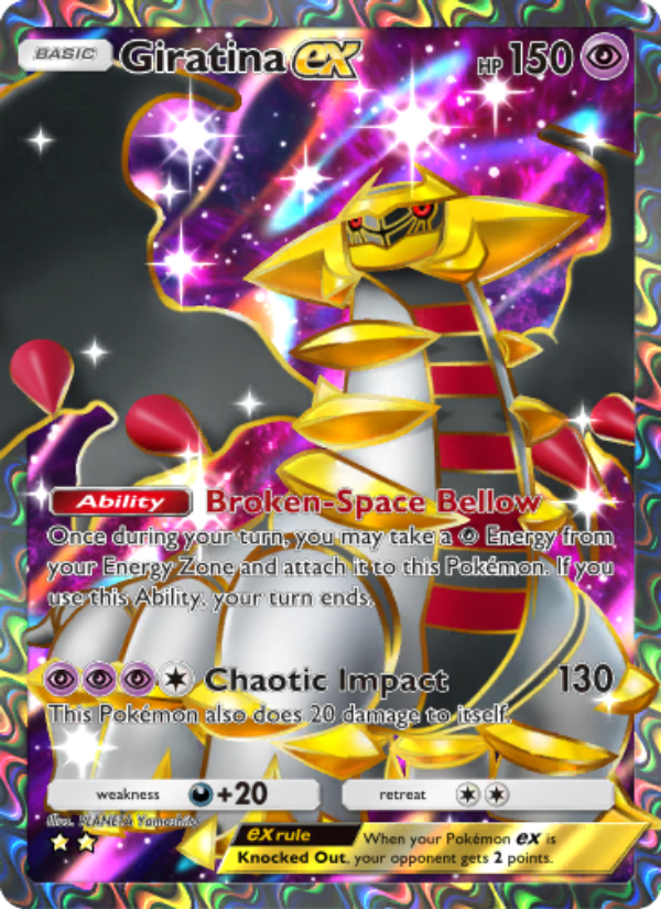 Giratina ex 083/111 — Shining Revelry (English Pokémon TCG card)