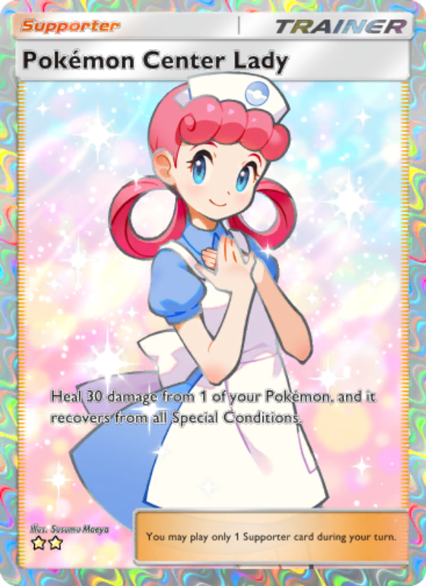 Pokémon Center Lady 089/111 — Shining Revelry (English Pokémon TCG card)