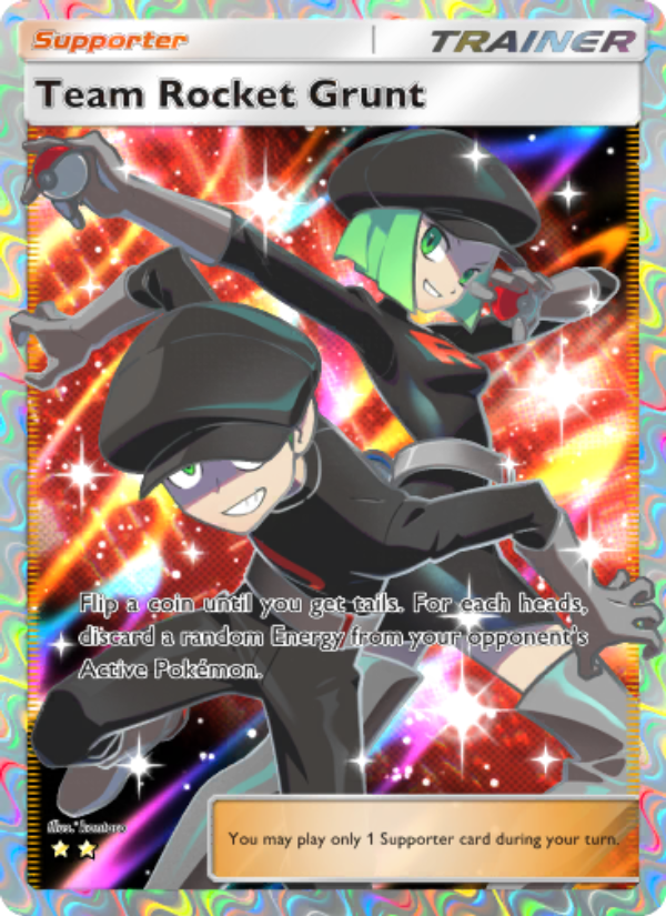Team Rocket Grunt 091/111 — Shining Revelry (English Pokémon TCG card)