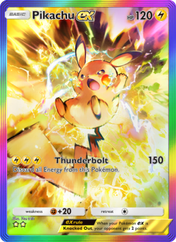 Pikachu ex 092/111 — Shining Revelry (English Pokémon TCG card)