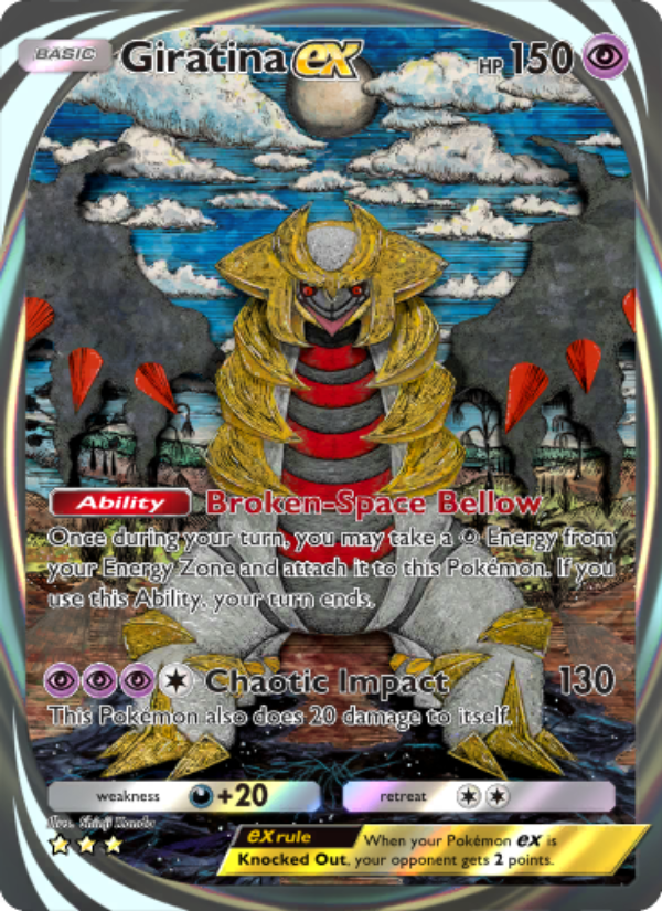 Giratina ex 096/111 — Shining Revelry (English Pokémon TCG card)