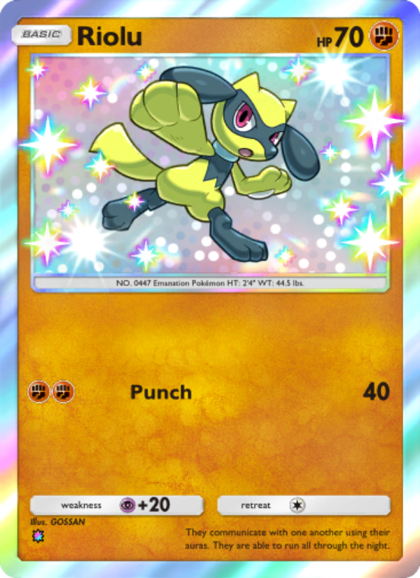 Riolu 104/111 — Shining Revelry (English Pokémon TCG card)