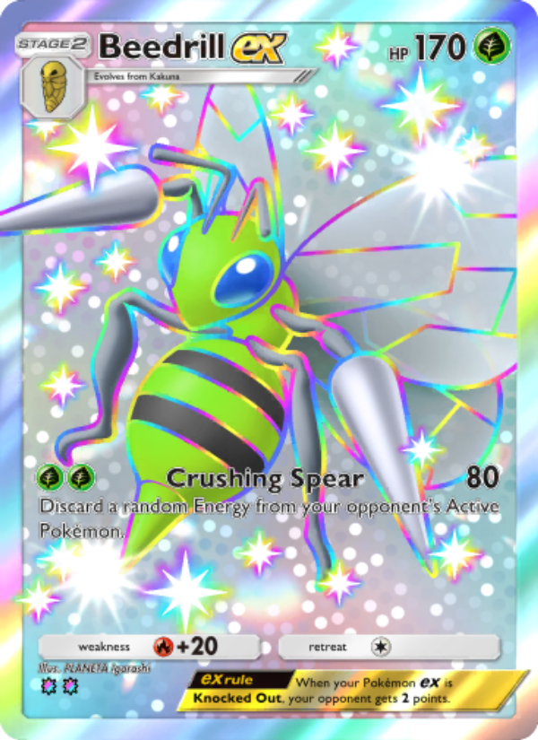 Beedrill ex 107/111 — Shining Revelry (English Pokémon TCG card)