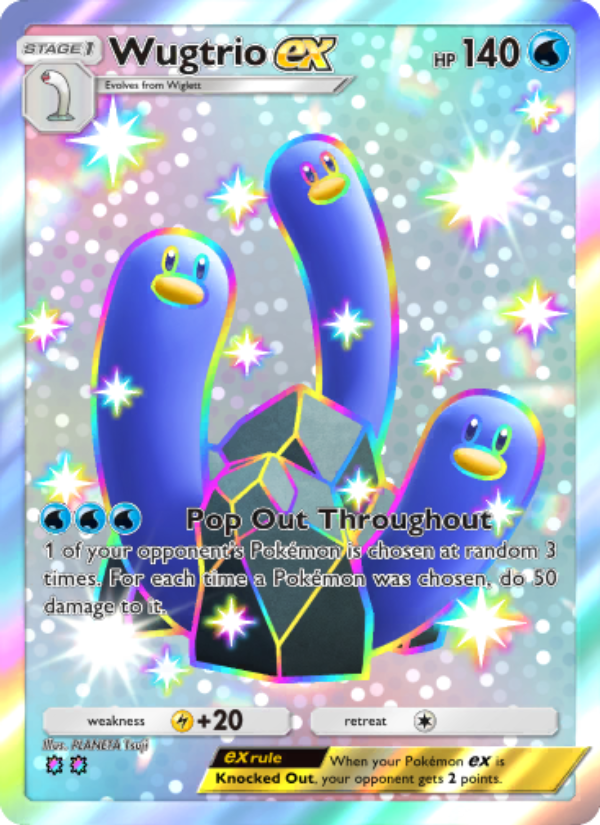 Wugtrio ex 109/111 — Shining Revelry (English Pokémon TCG card)