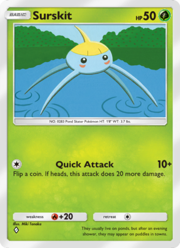 Surskit 003/239 — Celestial Guardians (English Pokémon TCG card)
