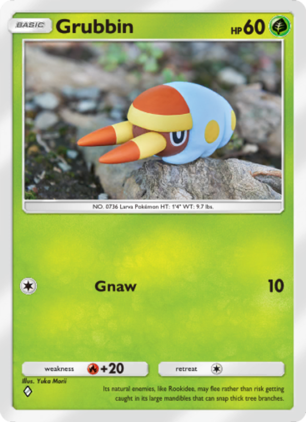 Grubbin 013/239 — Celestial Guardians (English Pokémon TCG card)