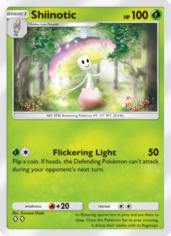 Shiinotic 017/239 — Celestial Guardians (English Pokémon TCG card)