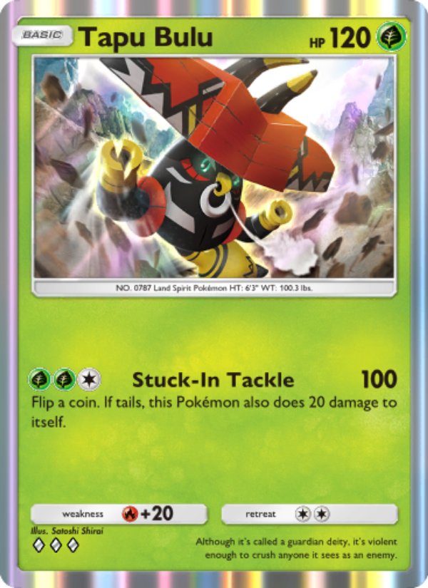 Tapu Bulu 024/239 — Celestial Guardians (English Pokémon TCG card)