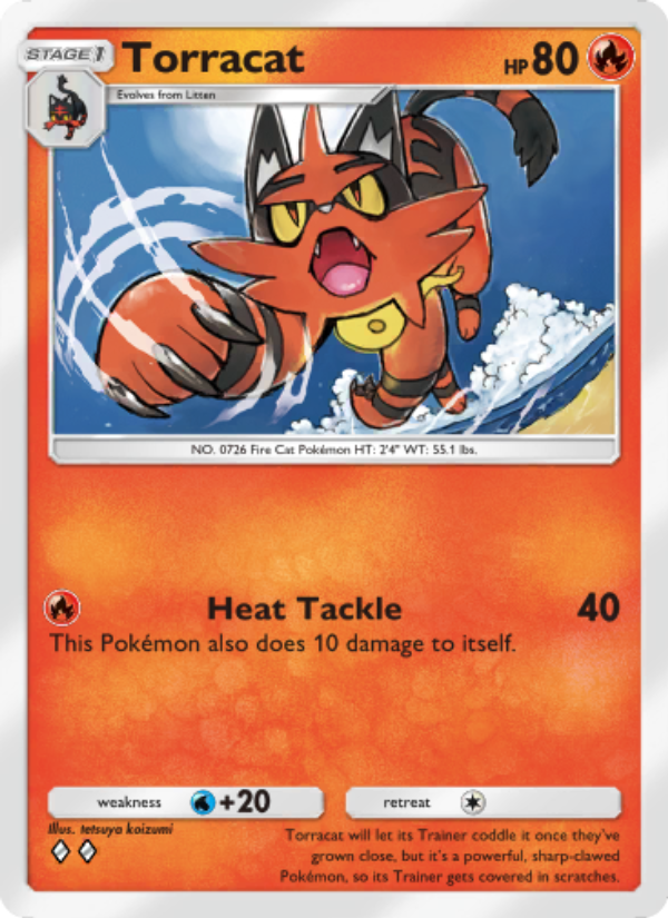 Torracat 032/239 — Celestial Guardians (English Pokémon TCG card)