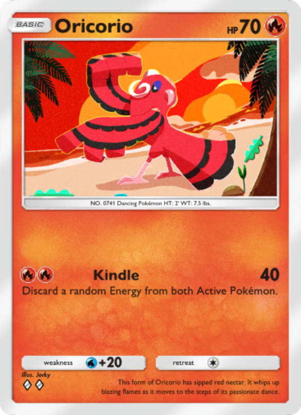 Oricorio 034/239 — Celestial Guardians (English Pokémon TCG card)