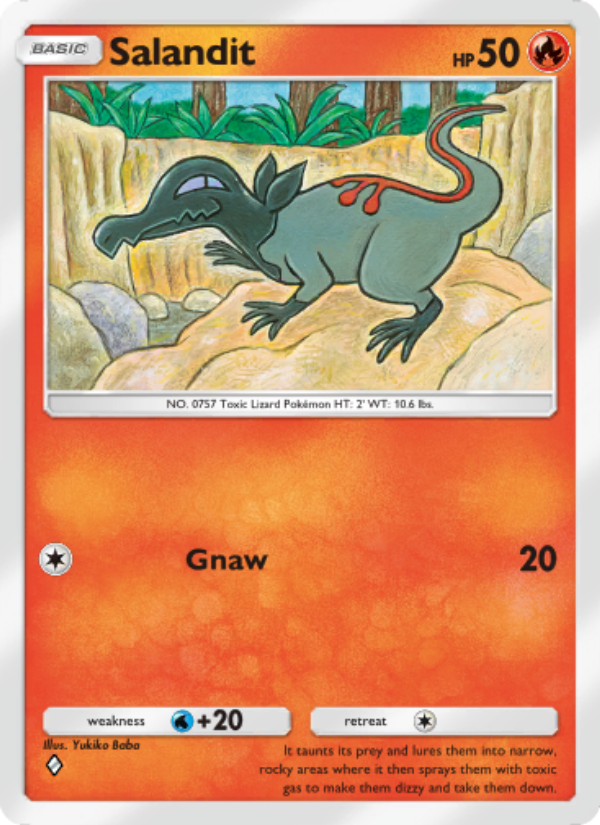 Salandit 035/239 — Celestial Guardians (English Pokémon TCG card)