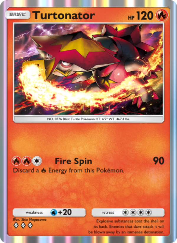 Turtonator 037/239 — Celestial Guardians (English Pokémon TCG card)