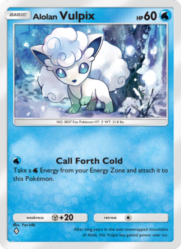 Alolan Vulpix 040/239 — Celestial Guardians (English Pokémon TCG card)