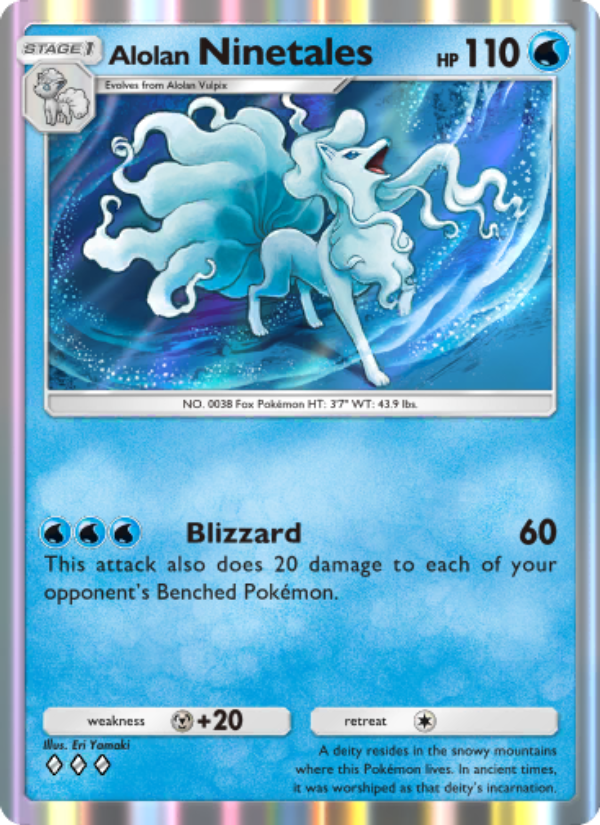 Alolan Ninetales 041/239 — Celestial Guardians (English Pokémon TCG card)