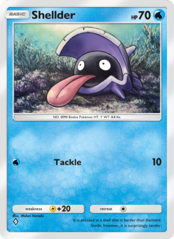 Shellder 042/239 — Celestial Guardians (English Pokémon TCG card)