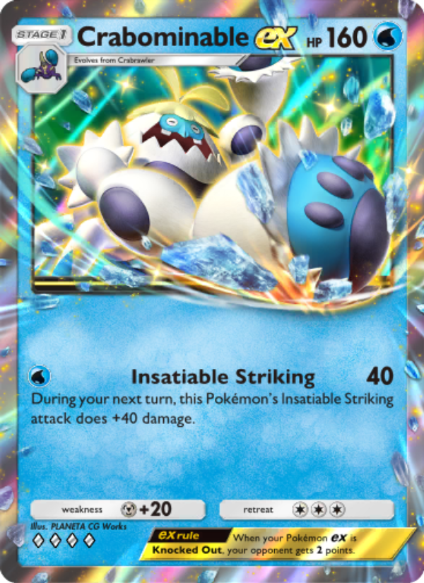 Crabominable ex 049/239 — Celestial Guardians (English Pokémon TCG card)