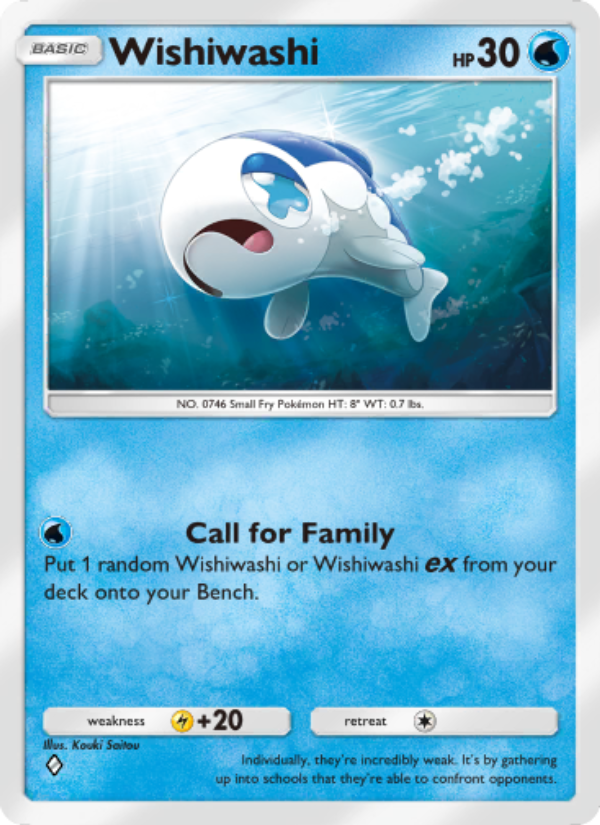 Wishiwashi 050/239 — Celestial Guardians (English Pokémon TCG card)