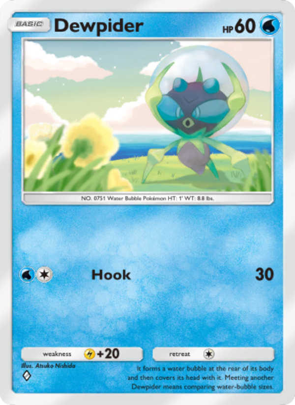 Dewpider 052/239 — Celestial Guardians (English Pokémon TCG card)
