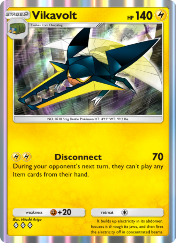 Vikavolt 065/239 — Celestial Guardians (English Pokémon TCG card)