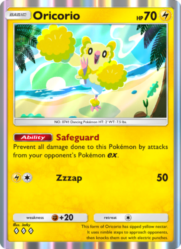 Oricorio 066/239 — Celestial Guardians (English Pokémon TCG card)
