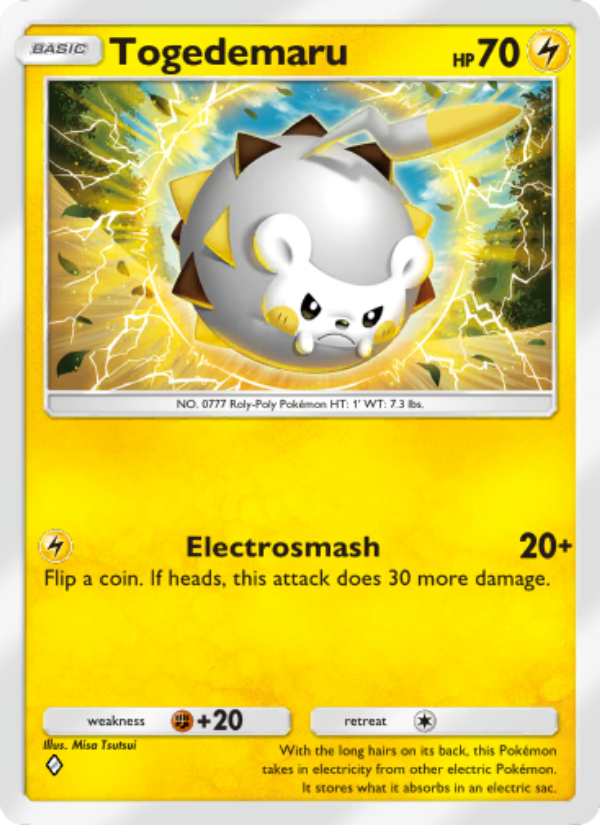 Togedemaru 067/239 — Celestial Guardians (English Pokémon TCG card)